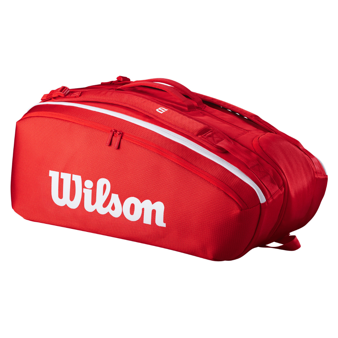 Wilson Super Tour 15-pack Wilson Red 2025 röd tennisväska