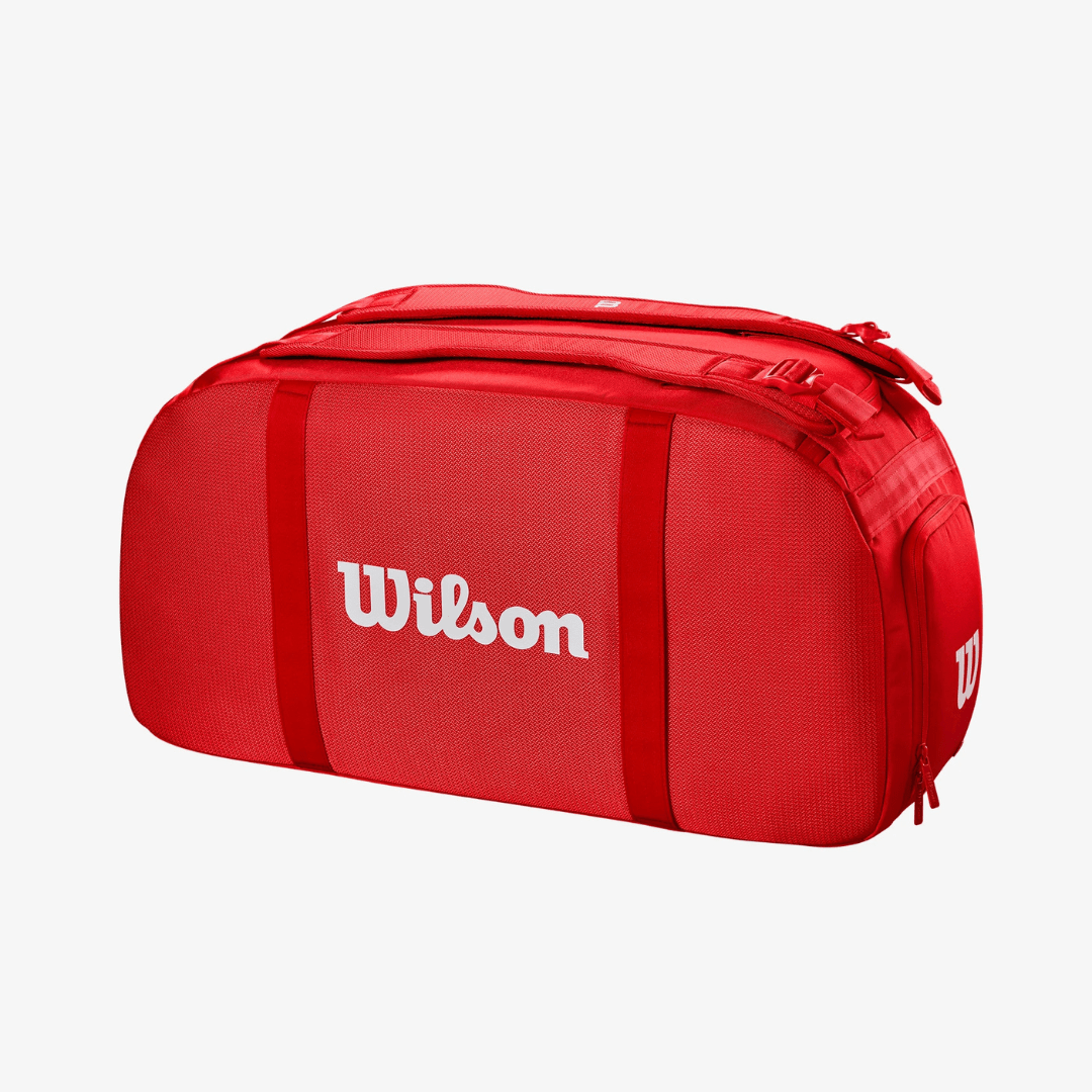 Wilson Super Tour Coaches Duffle Bag Wilson red 2025 röd duffelväska för tennis