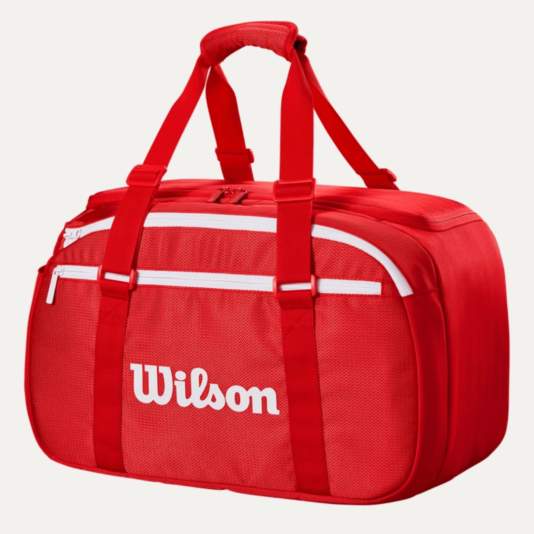 Wilson Super Tour Small Duffle Bag Wilson red 2025 röd duffelväska för tennis