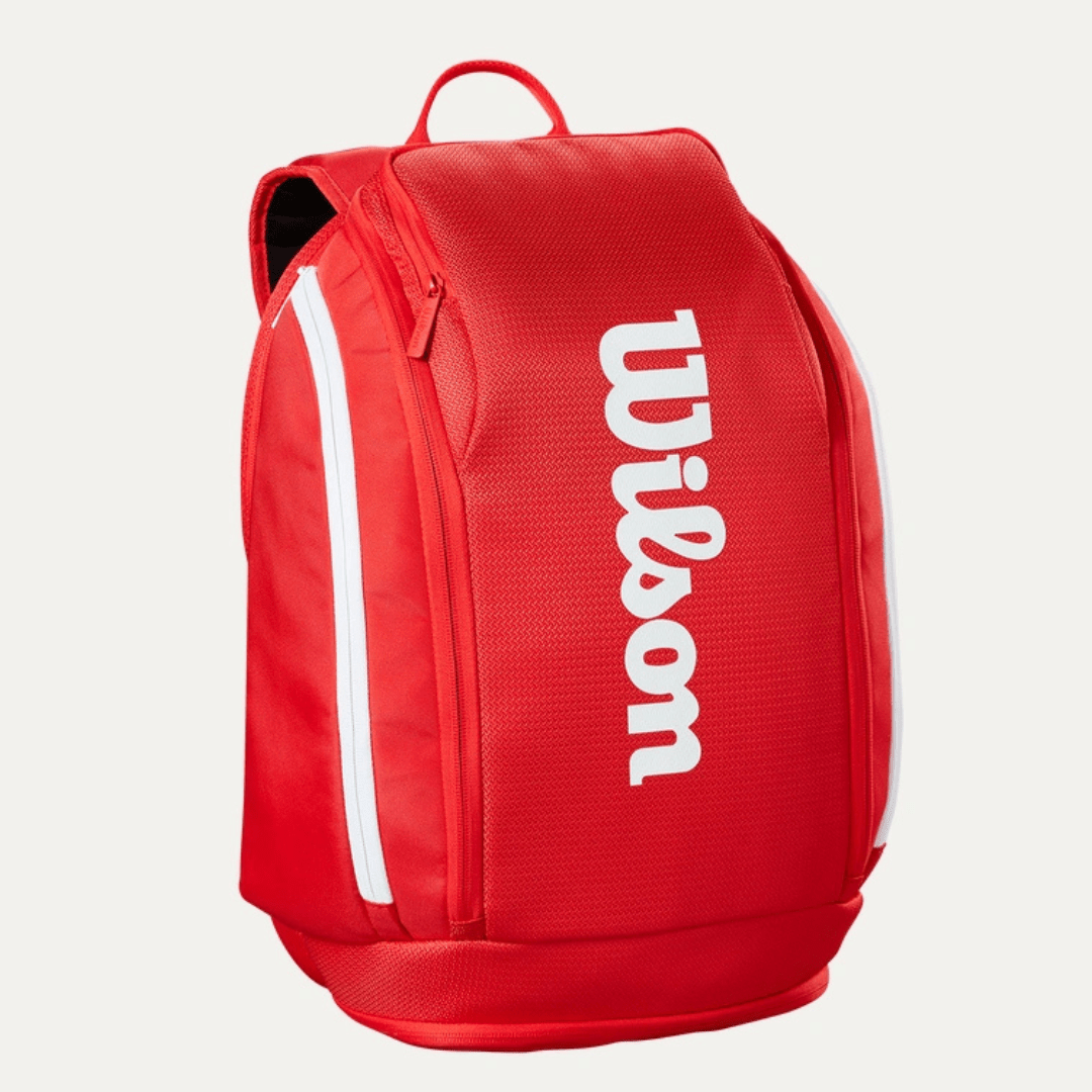 Wilson Super Tour Backpack Wilson red 2025 röd tennisryggsäck