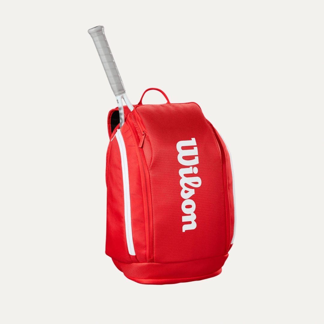 Wilson Super Tour Backpack Wilson red 2025 röd tennisryggsäck