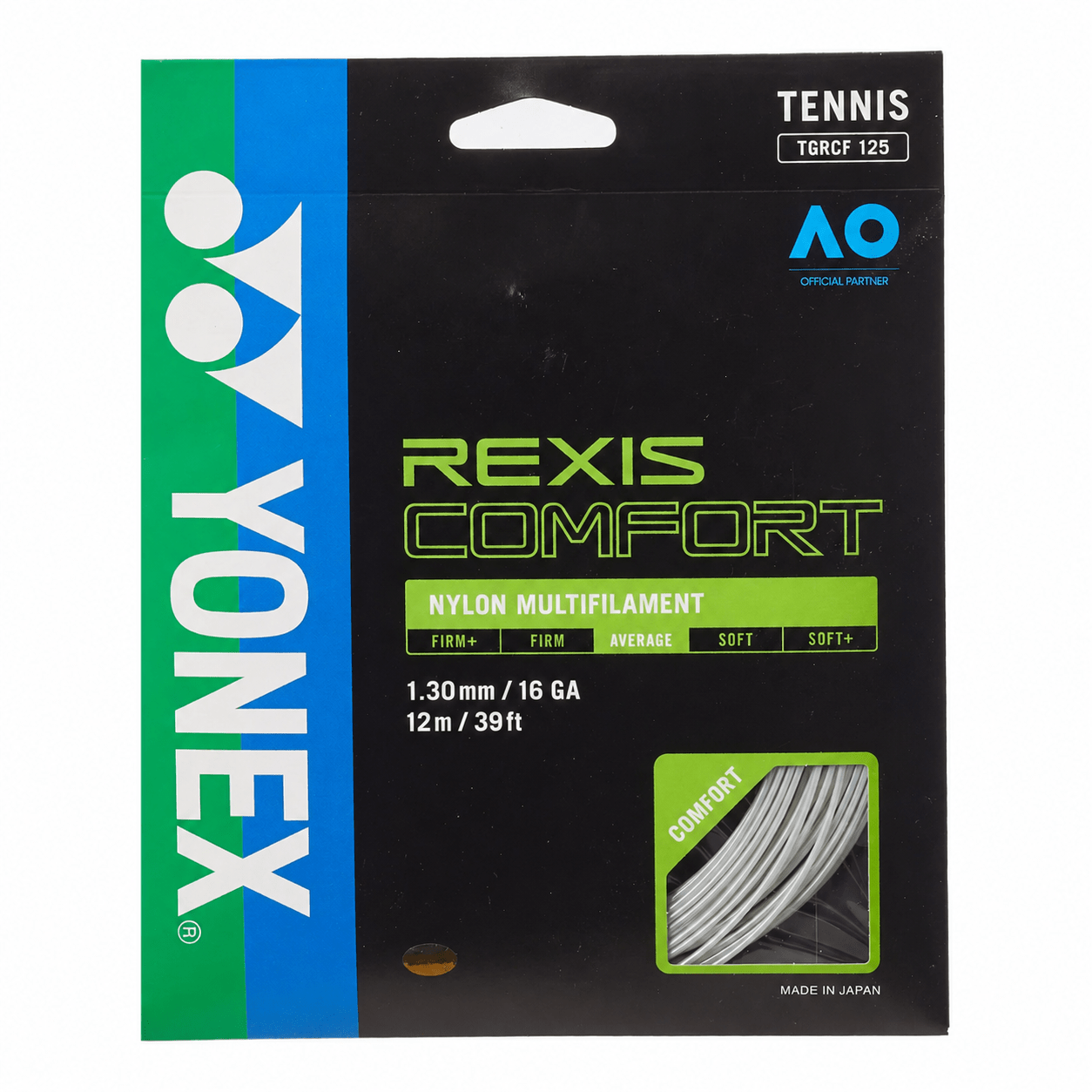 Yonex Rexis Comfort Nylon Multifilament 12m tennis string set