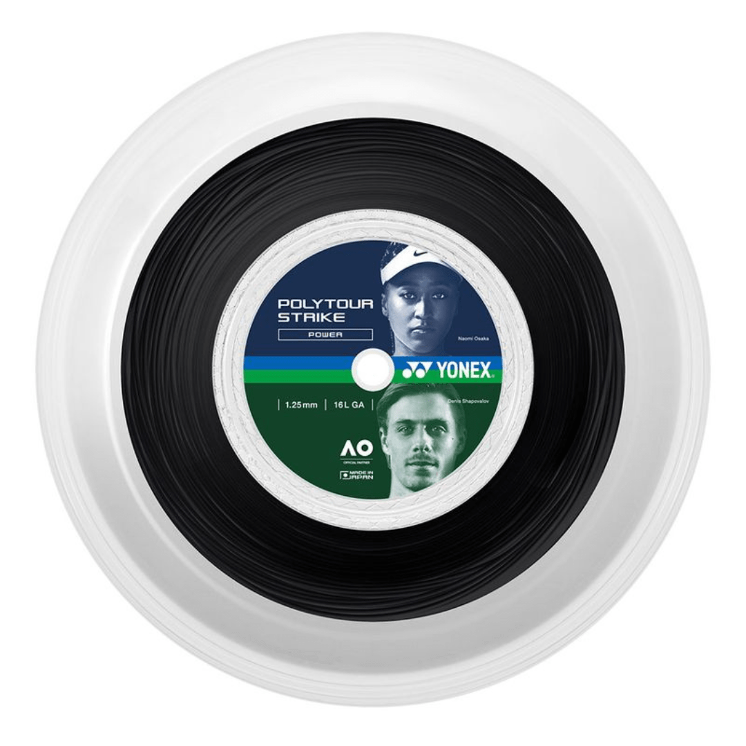 Yonex PolyTour Strike 200m strängrulle svart