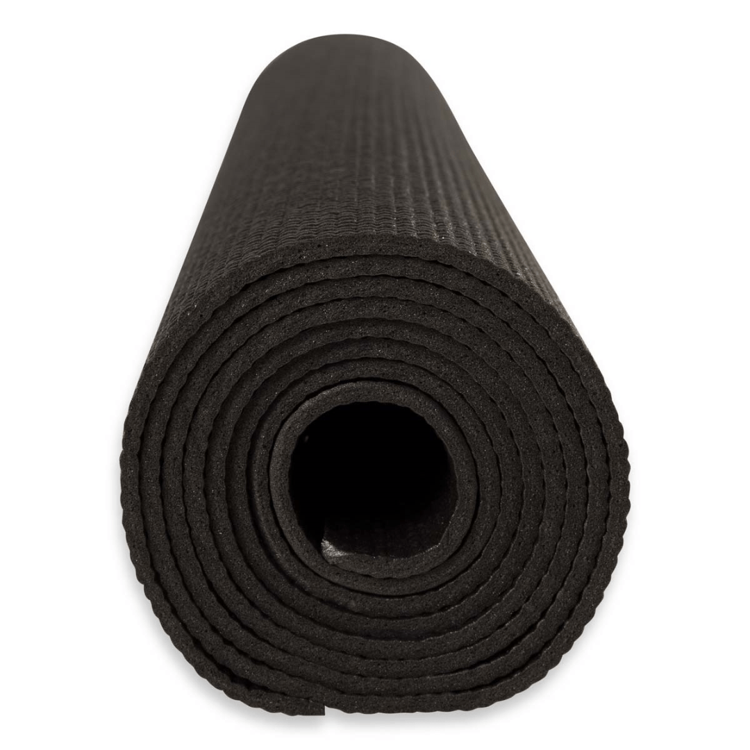 ASG Yoga mat black non-slip 4mm (173x61cm) washable