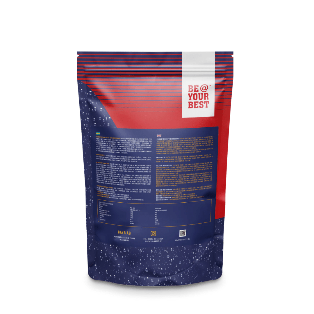 Beatyourbest WHEAT PROTEIN DUMBLEKOLA BAG 900g protein powder