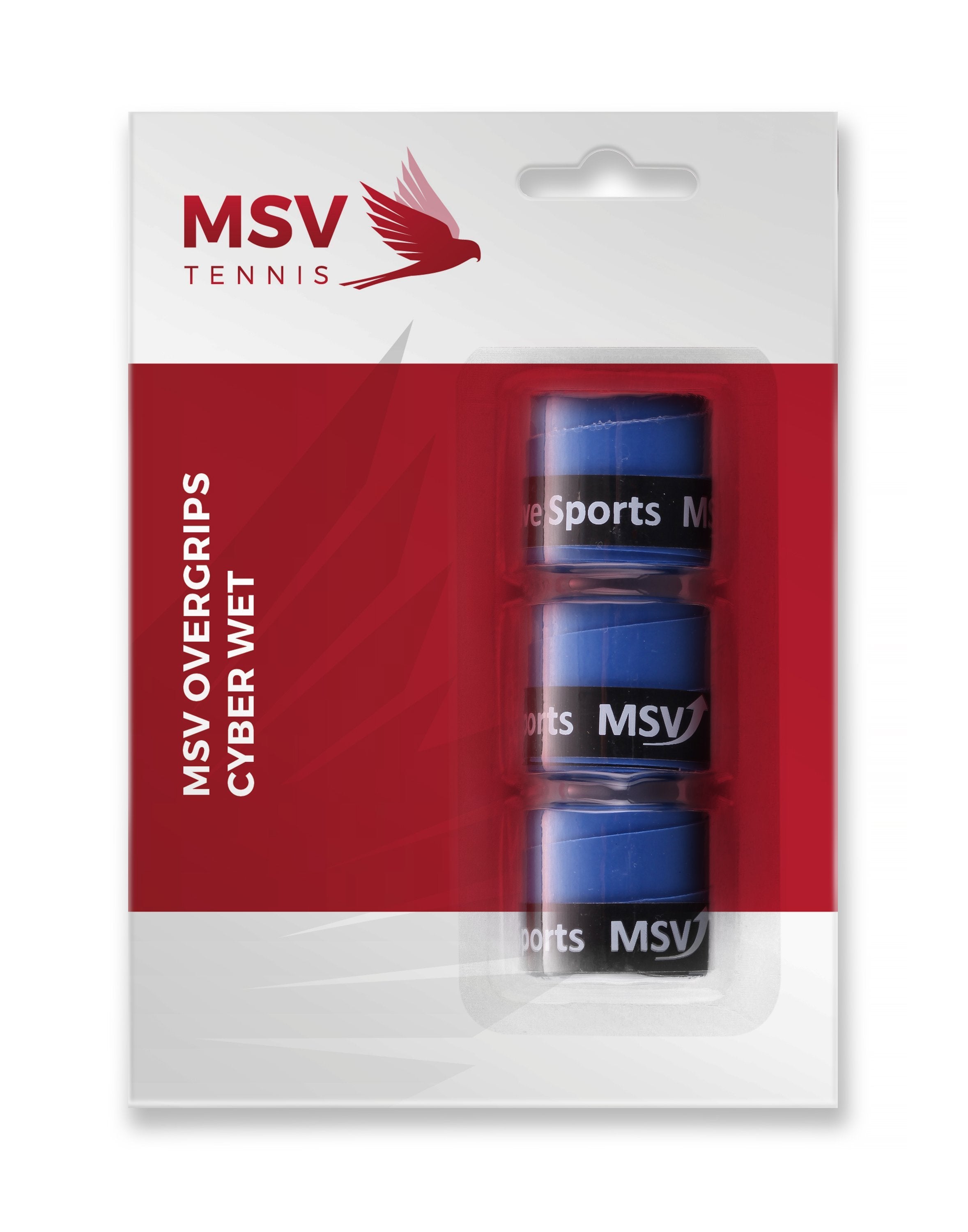 MSV 3-pack Overgrip Cyber Wet MULTIPLE COLOURS