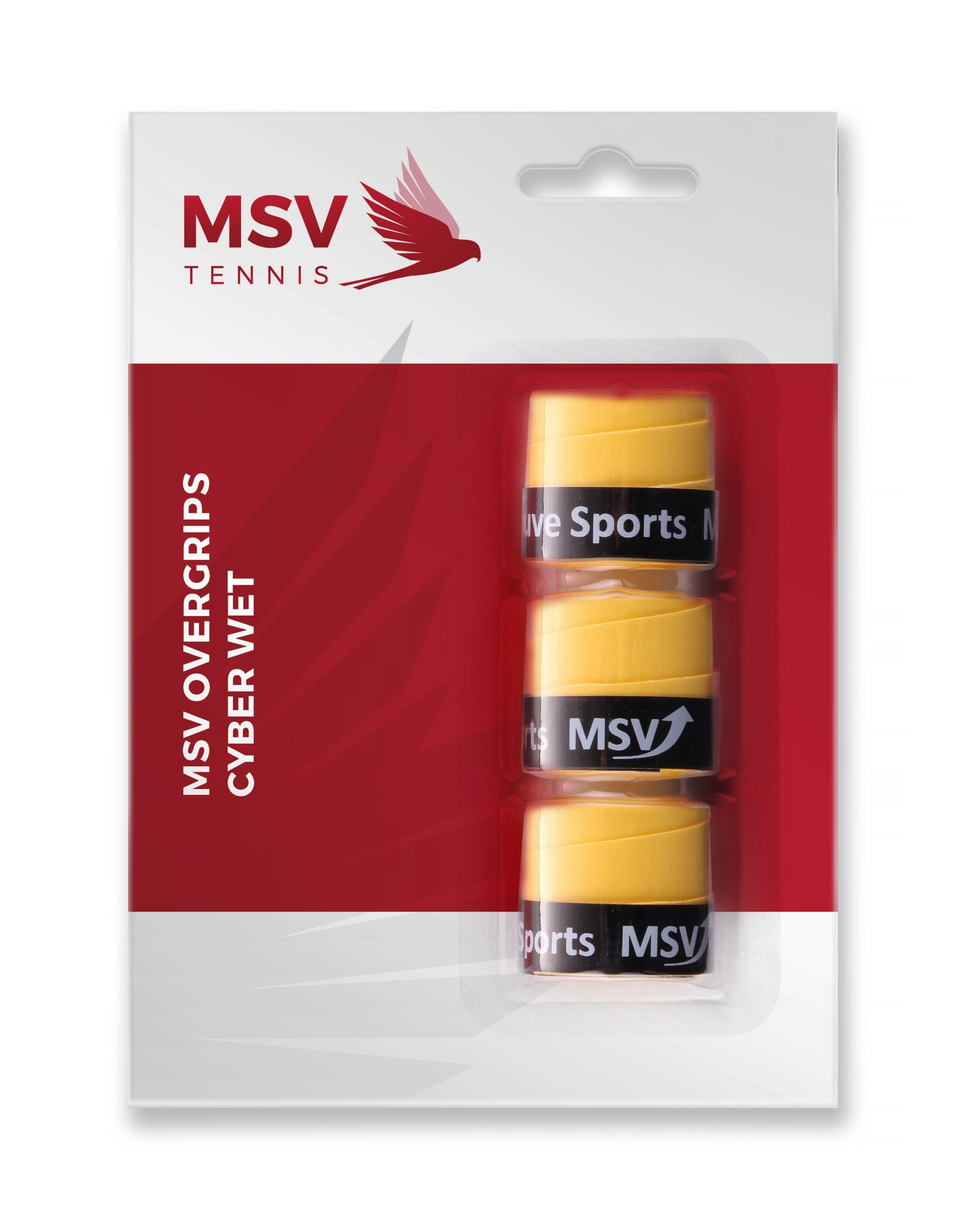 MSV 3-pack Overgrip Cyber Wet MULTIPLE COLOURS