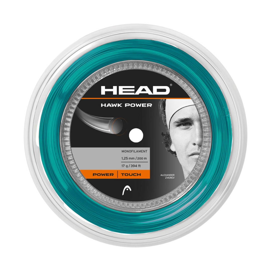 Head Hawk Power 200m string reel 1.25mm petrol