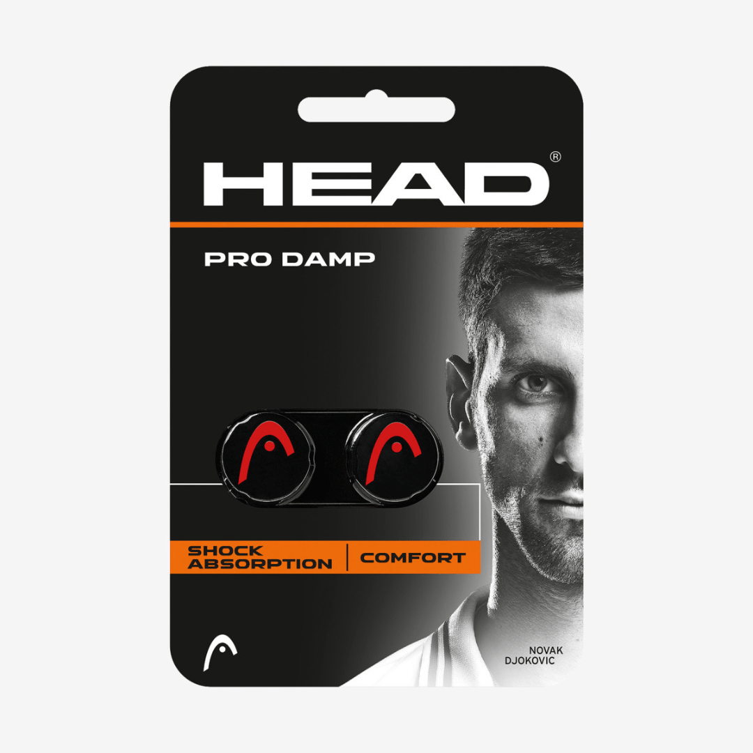 Head Pro Damp vibration dampener tennis 2-pack black