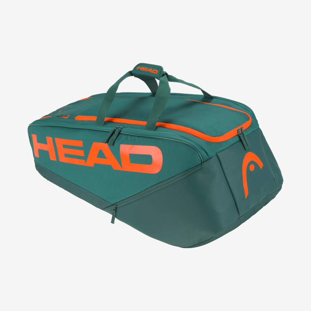 Head Pro Racquet Tennis Bag XL dark cyan&orange tennis racket bag