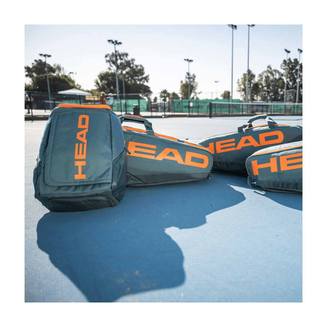 Head Pro Racquet Tennis Bag XL dark cyan&orange tennis racket bag