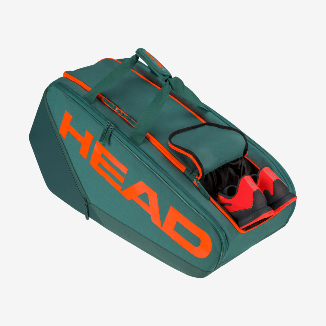 Head Pro Racquet Tennis Bag XL DYFO dark cyan&orange tennisracketväska