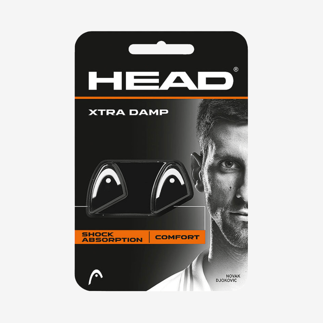 Head Xtra Damp vibrationsdämpare tennis 2-pack svartvit