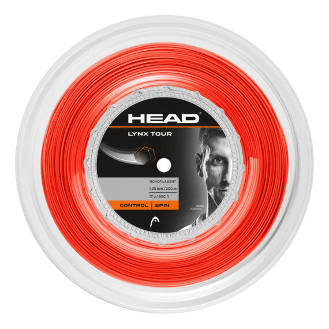 Head Lynx Tour Orange 200m string reel