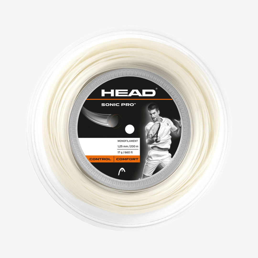 Head Sonic Pro White 200 m strengerulle