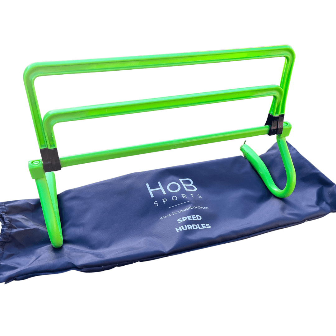 HoB sports Speed Hurdles 5-pack with 4 adjustable heights