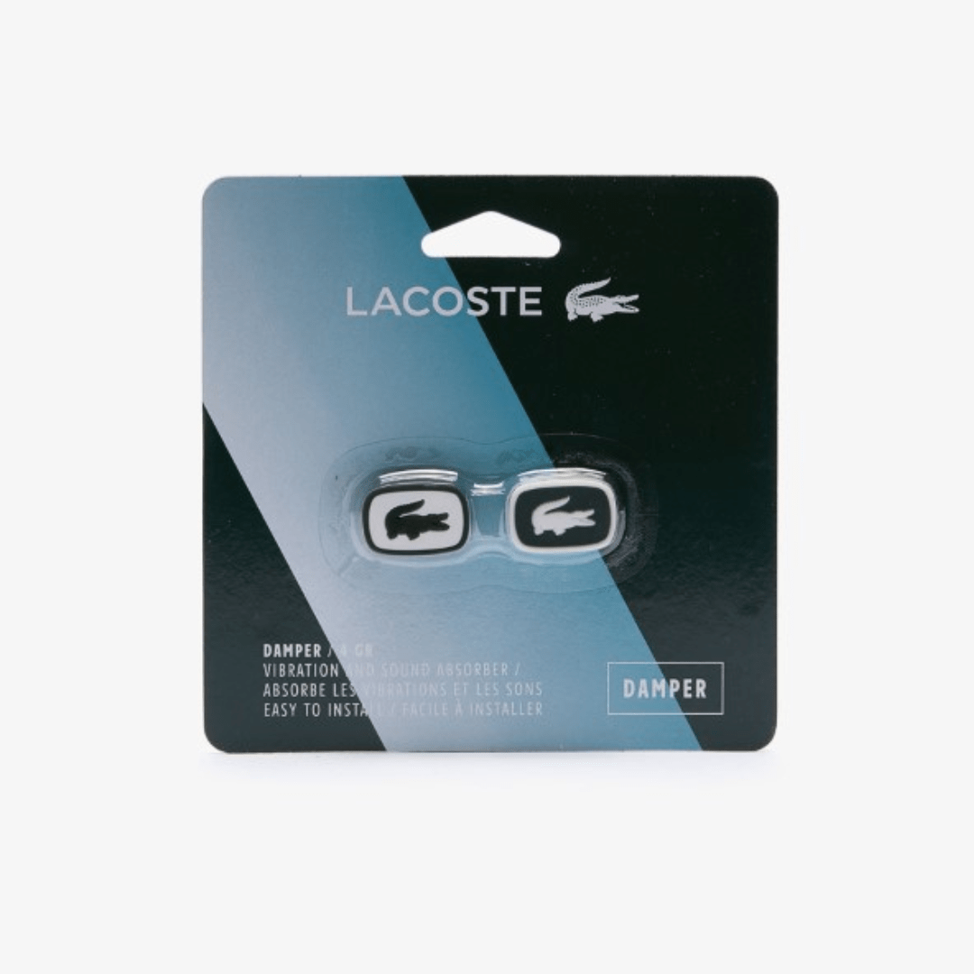 Lacoste vibrationsdämpare 2-pack grön/vit till tennisrack