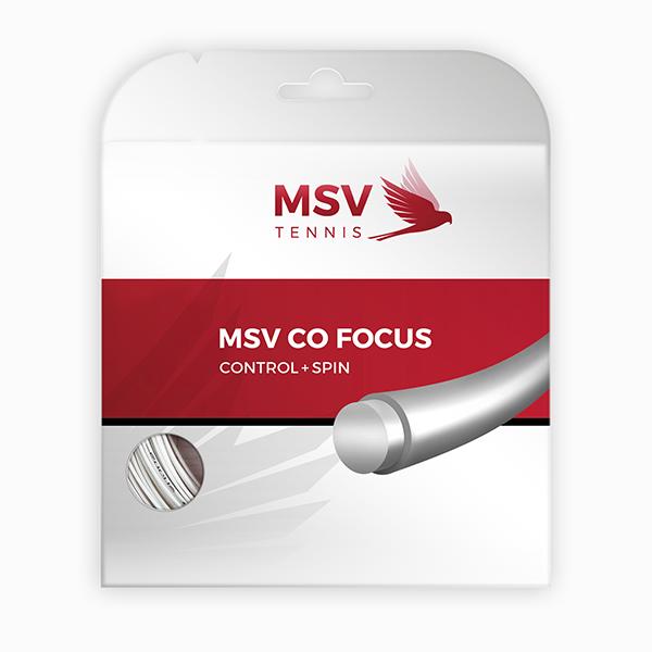 MSV Co Focus 12,2m hvid tennis strenge