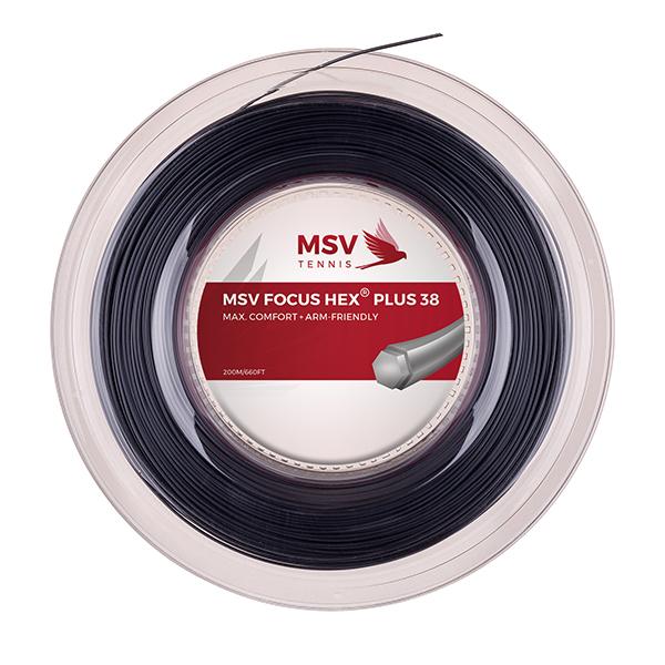 MSV Tennis Strings Focus Hex Plus 38 12m