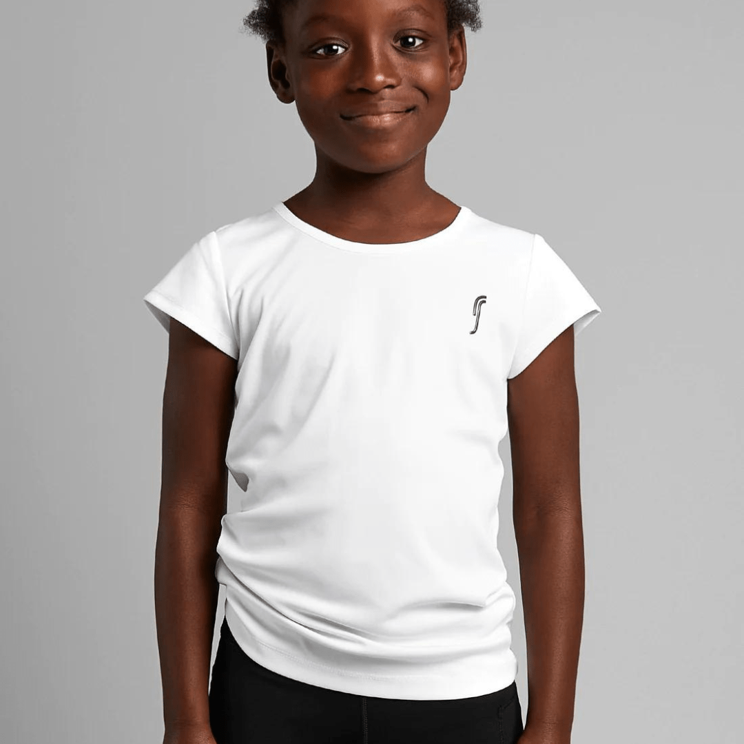 RS Girl's Club Tee White t-shirt for training