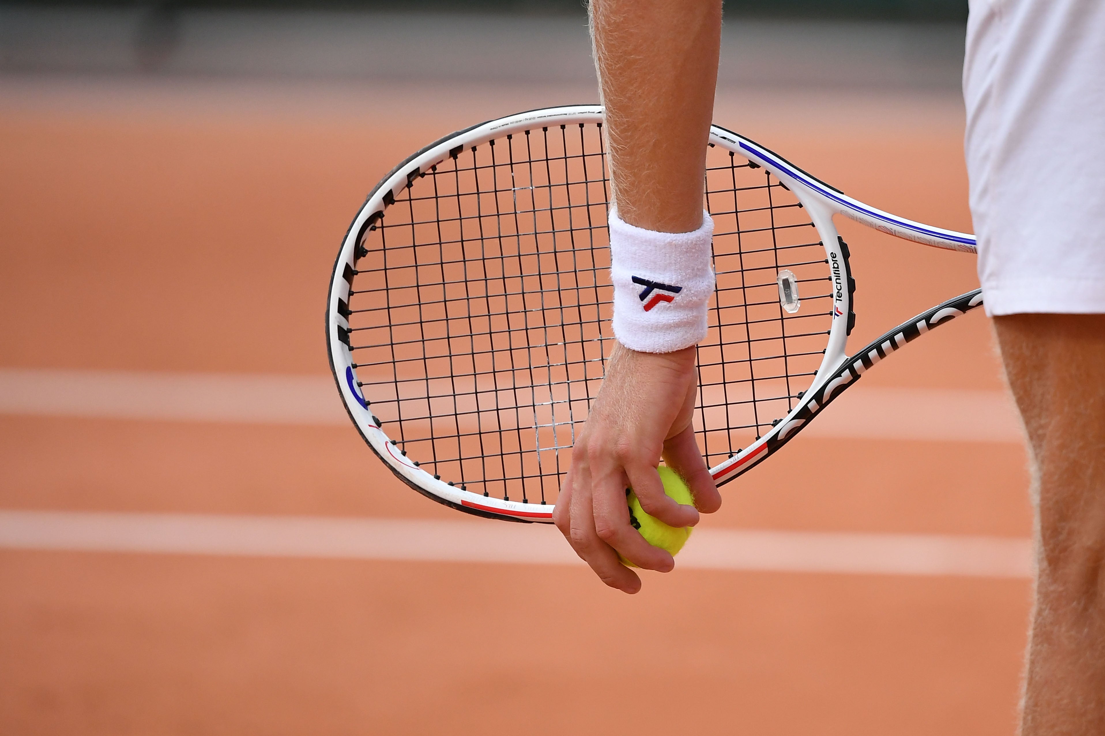 Tecnifibre sweatband wide white