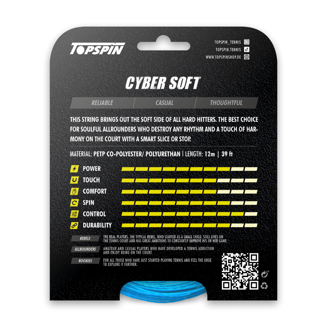 Topspin Cyber Soft 1,25mm 12m strängset