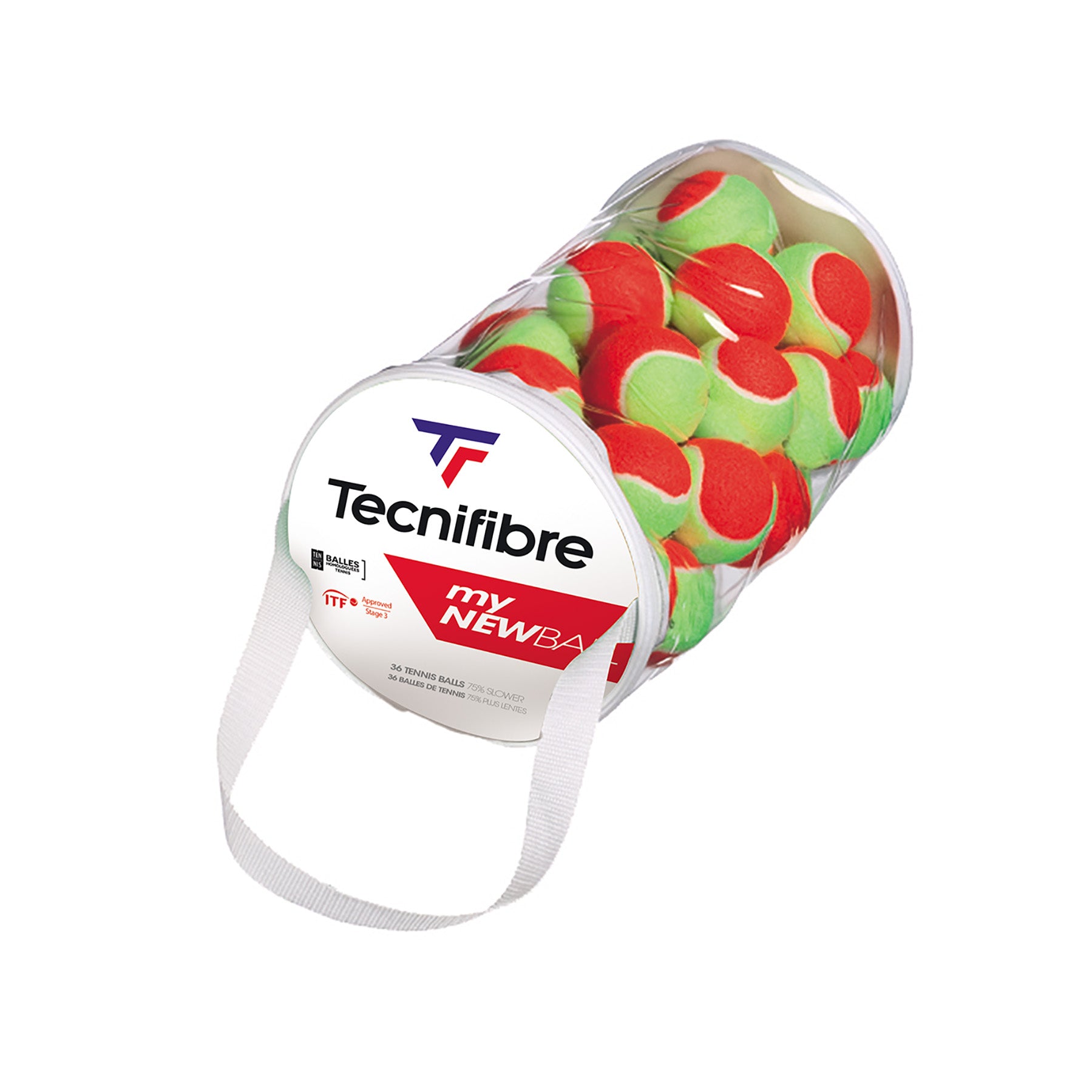 Tecnifibre stage 3 red tennis ball for children 36pcs