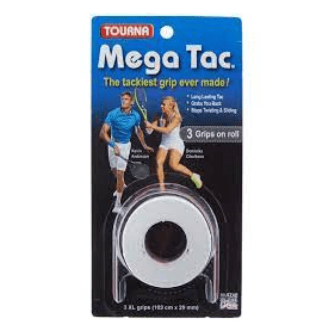 Tourna Mega Tac Grip XL 3-pack vit grepplinda