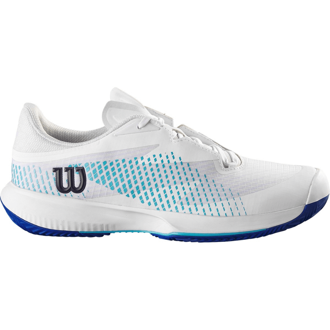 Wilson Kaos Swift 1.5 Clay tennis shoes men white/atoll blue/clay blue