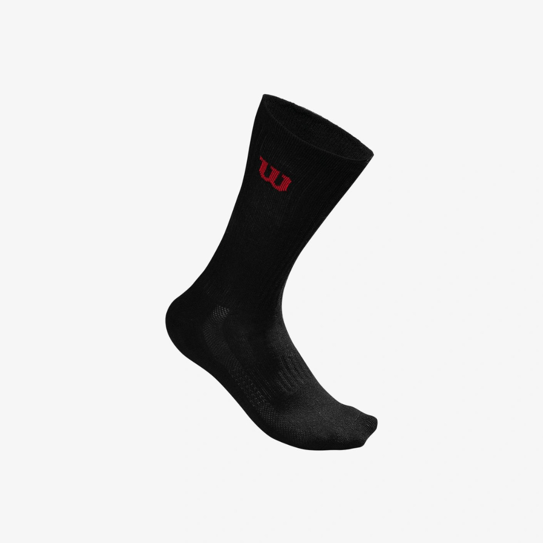 Wilson träningsstrumpor Men's Crew Sock svart 3-pack