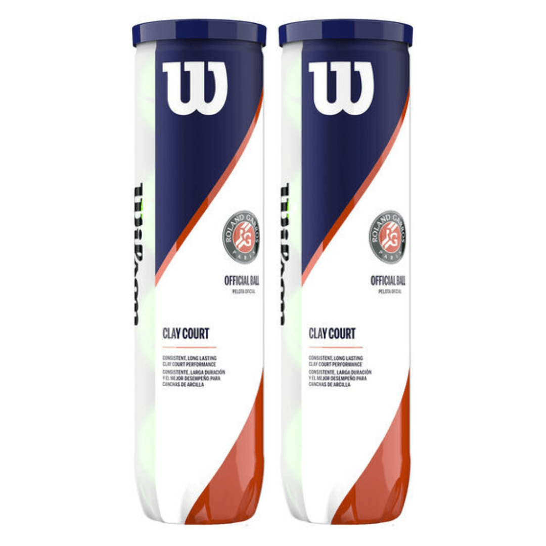 Wilson Roland Garros Clay Court 2x4-pack grus tennisboll