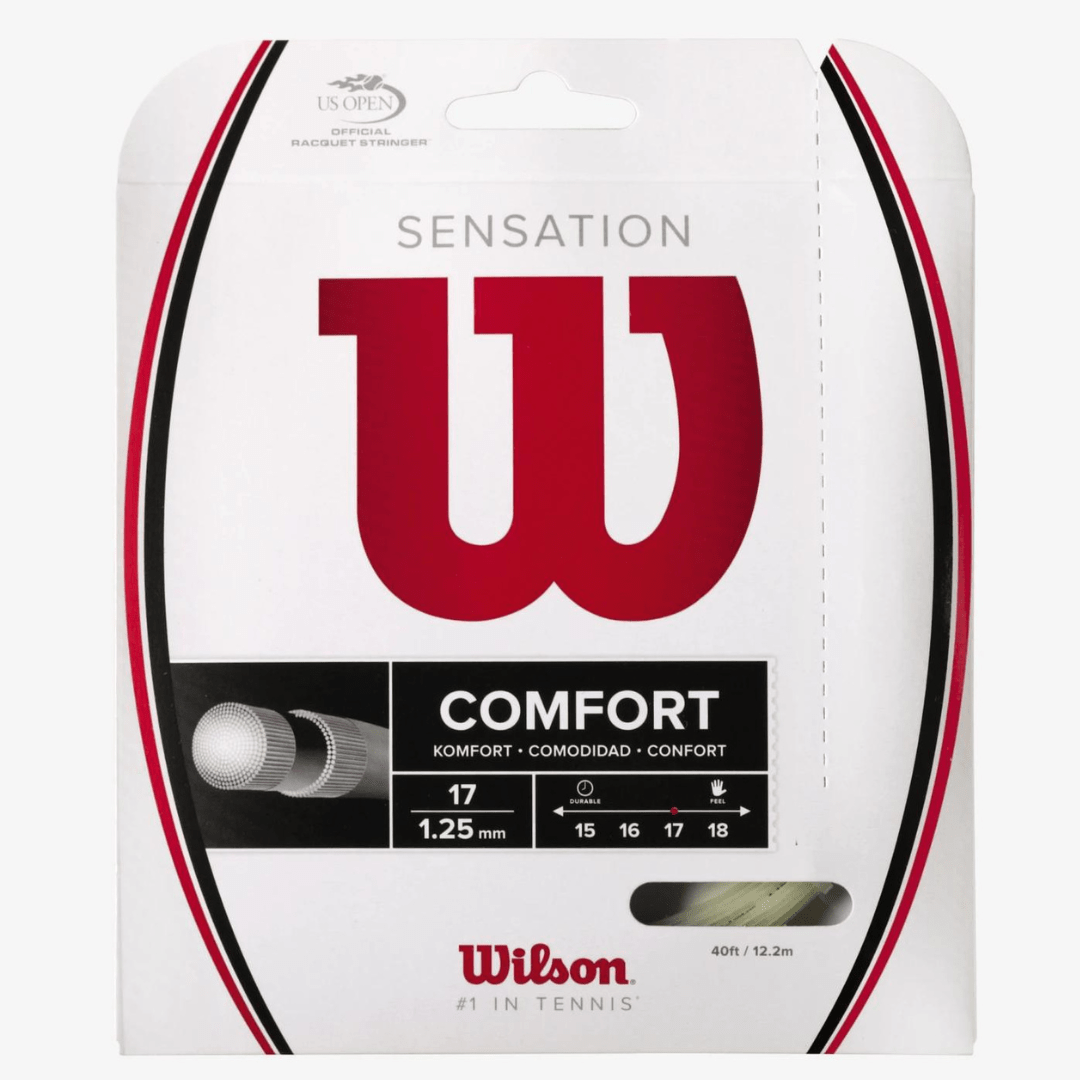 Wilson Sensation Comfort natur set 12m tennissträng