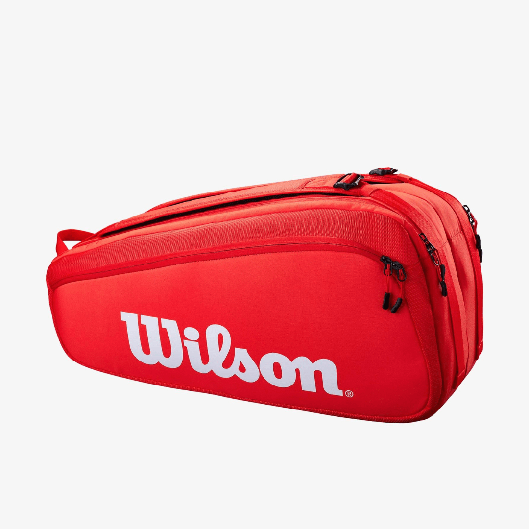 Wilson Super Tour 9-pack röd tennisväska