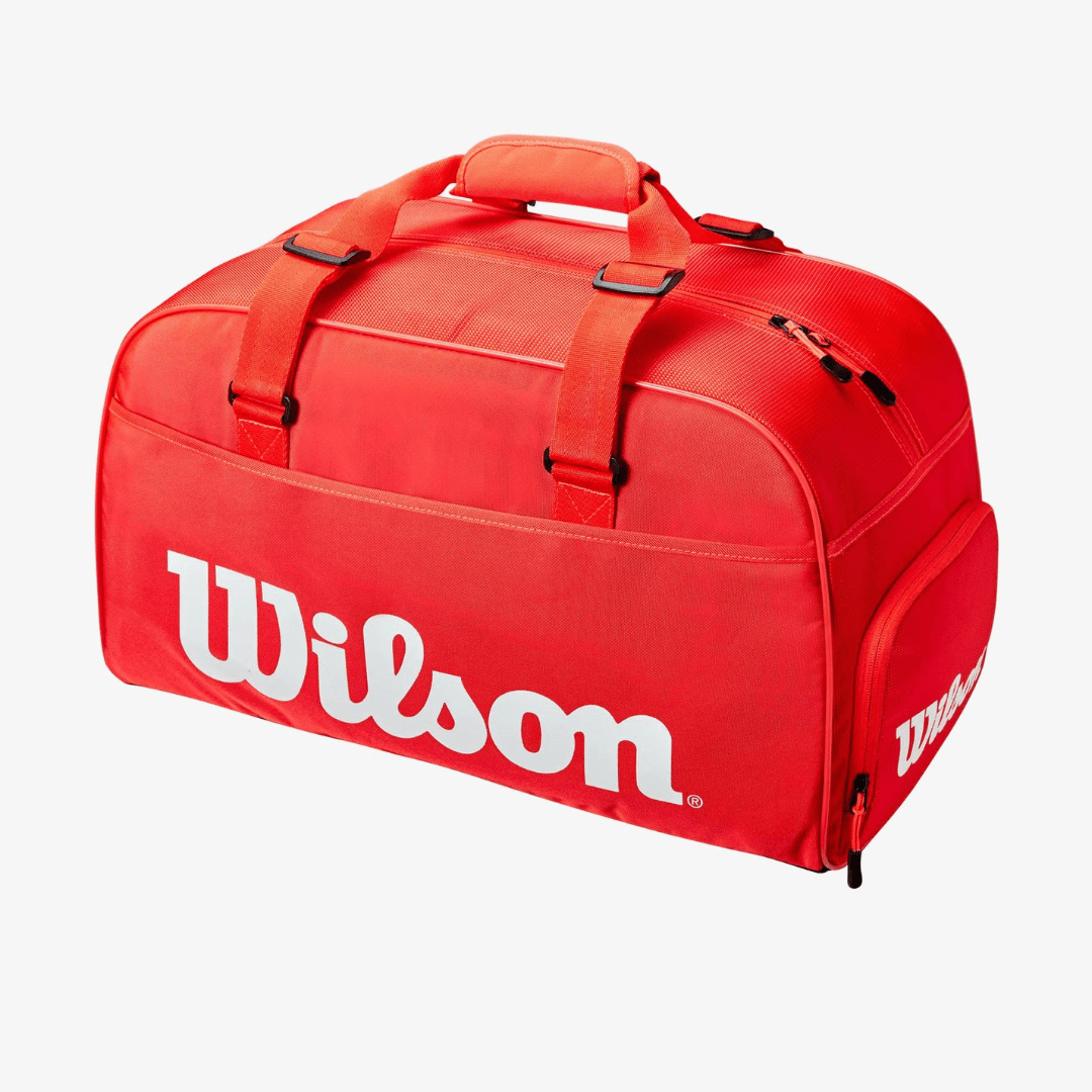 Wilson Super Tour Duffle Bag Small red for tennis