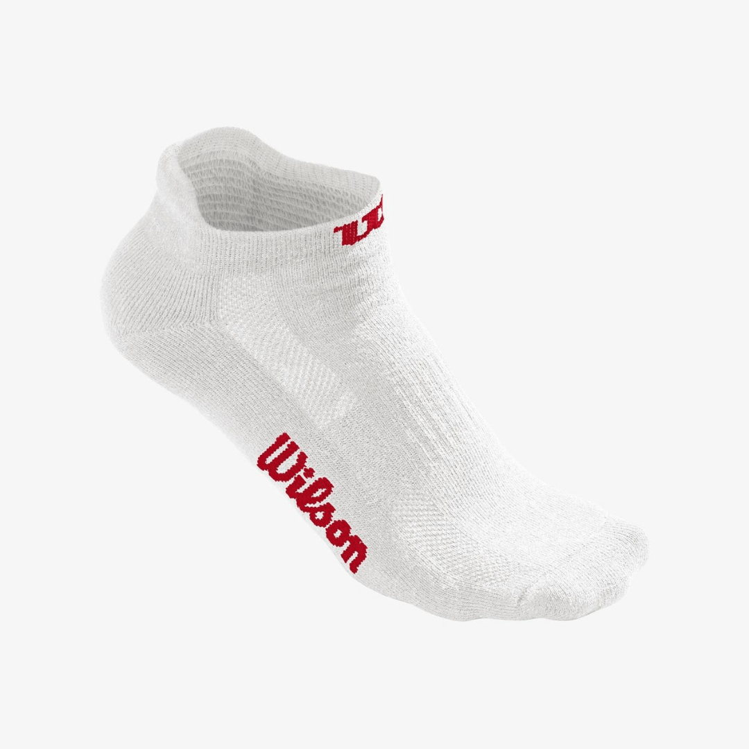 Wilson träningsstrumpor Women's No Show Sock vit 3-pack