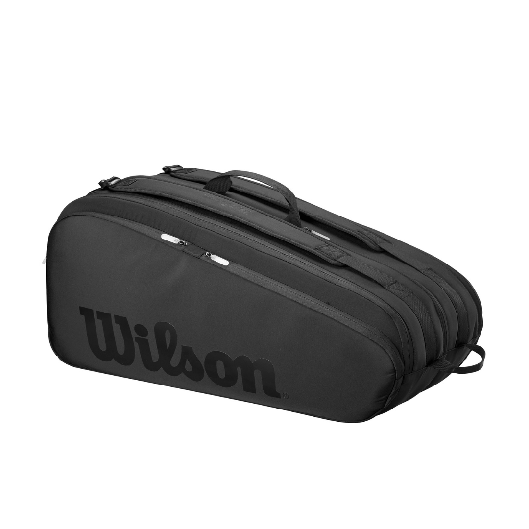 Wilson Noir Tour 12PK Tennis Racket Bag svart tennisväska