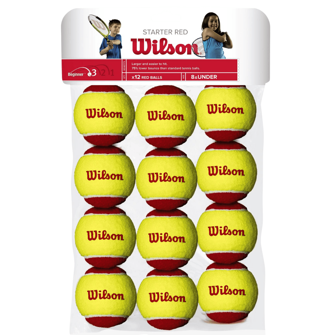 Wilson rød tennisbold 12-pakke stage 3 RED STARTER BALL