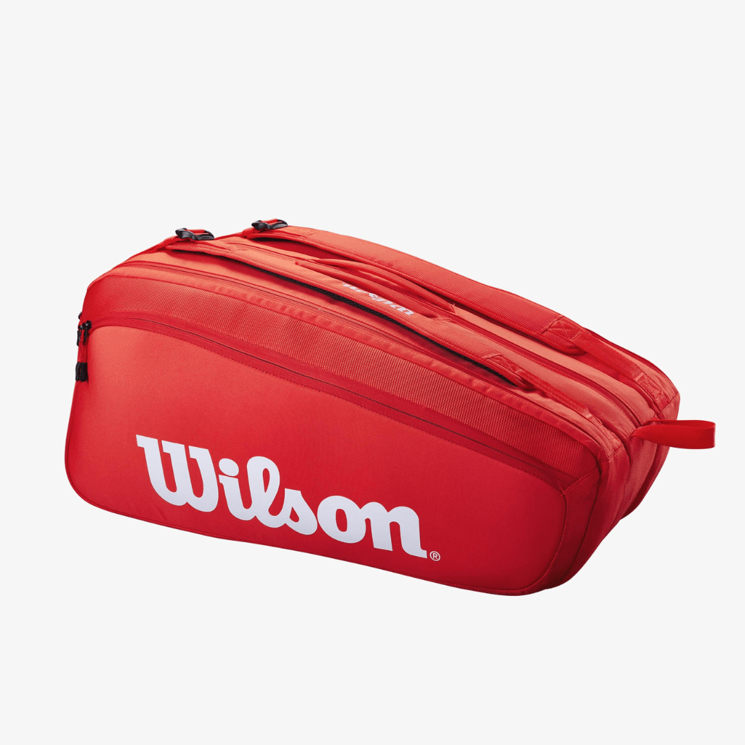 Wilson Super Tour 15-pack röd tennisväska