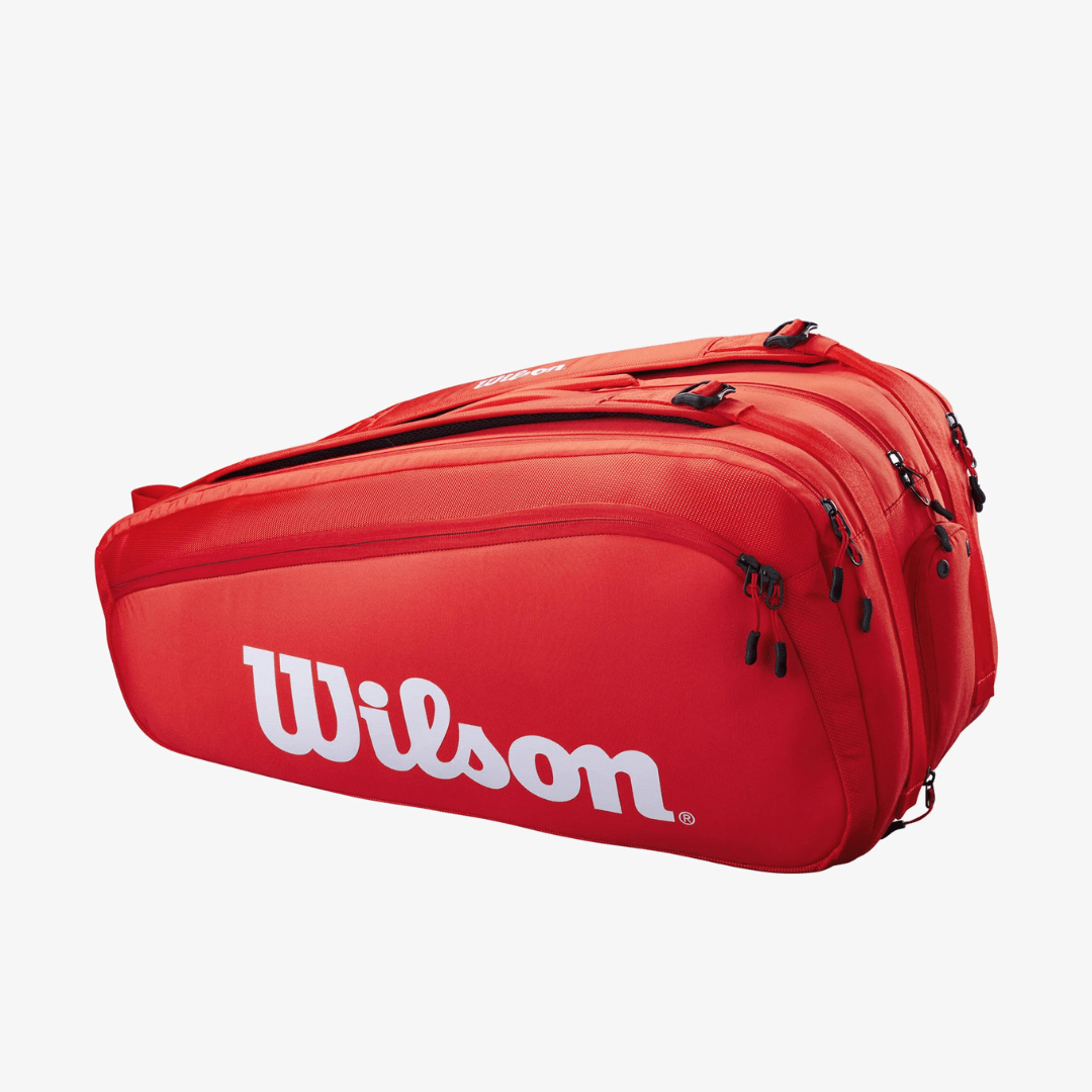 Wilson Super Tour 15-pack röd tennisväska