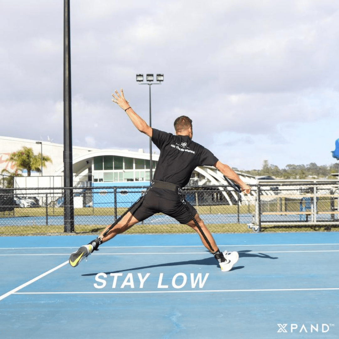 Xpand Gravity Belt & Sprint Bungee resistance bands for tennis & padel