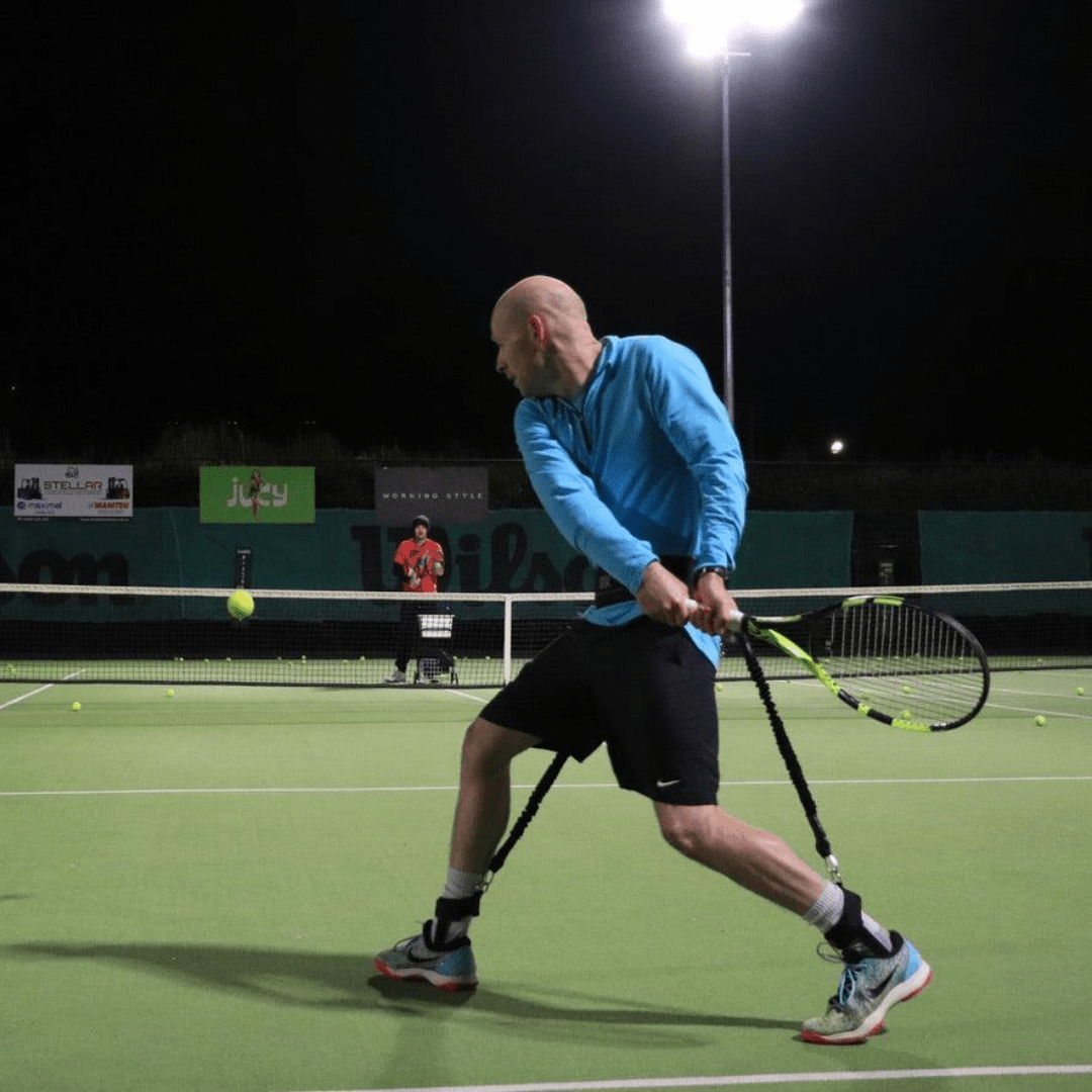Xpand Gravity Belt & Sprint Bungee resistance bands for tennis & padel